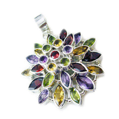 Mathilde multicolor Artisan Chunky Pendant