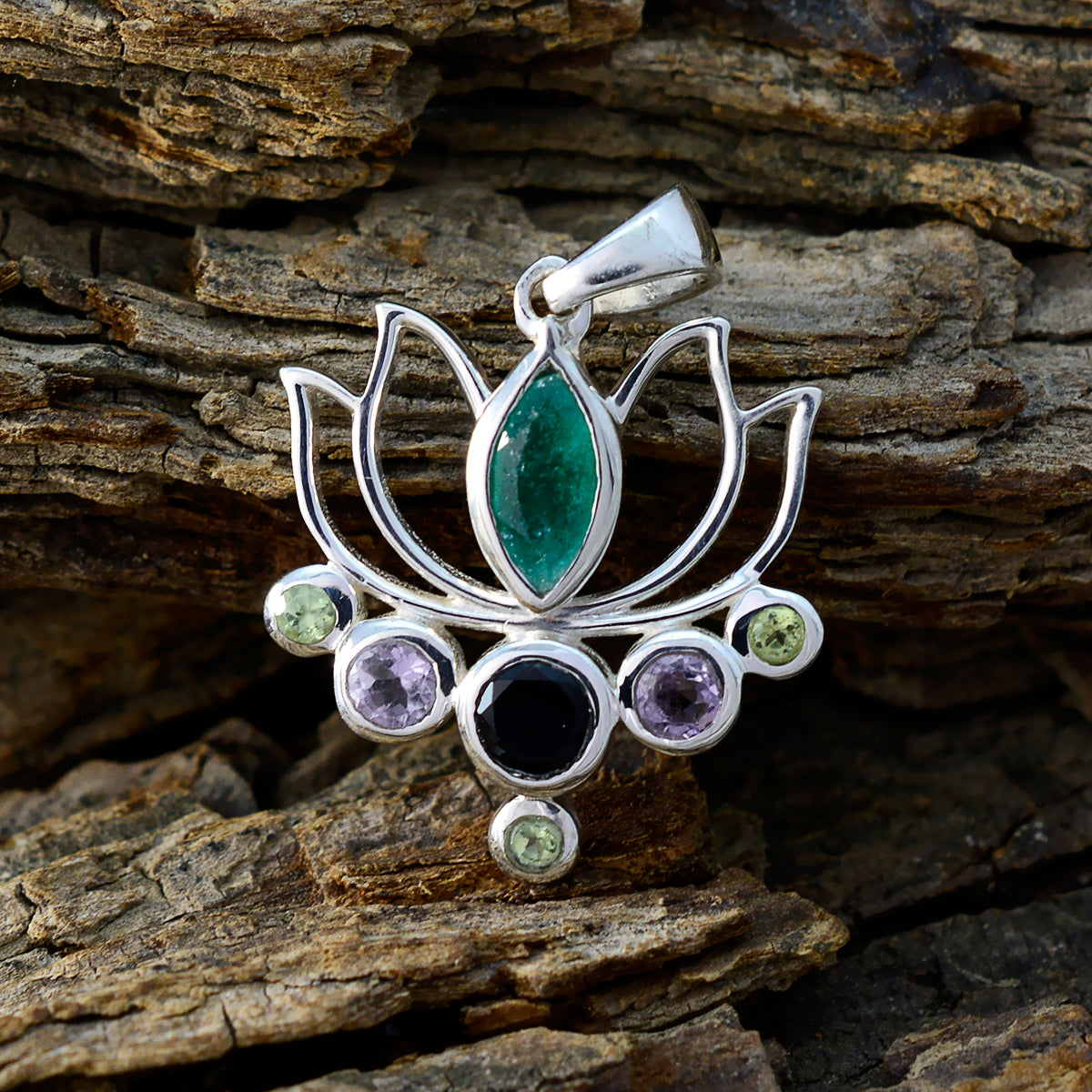 Ava multicolor Rope-Wire Dainty Pendant