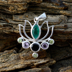 Ava multicolor Rope-Wire Dainty Pendant