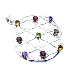 Isabelle multicolor Retro Statement Pendant