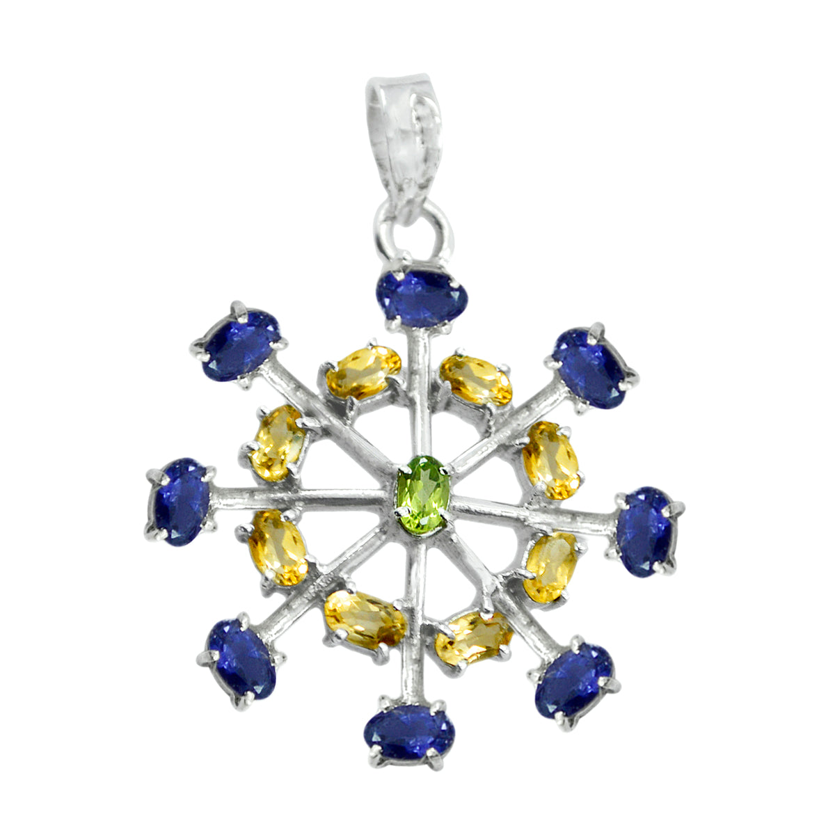 Isadora multicolor propsel Eye-catching Pendant Multi Stone multicolor Multicolor