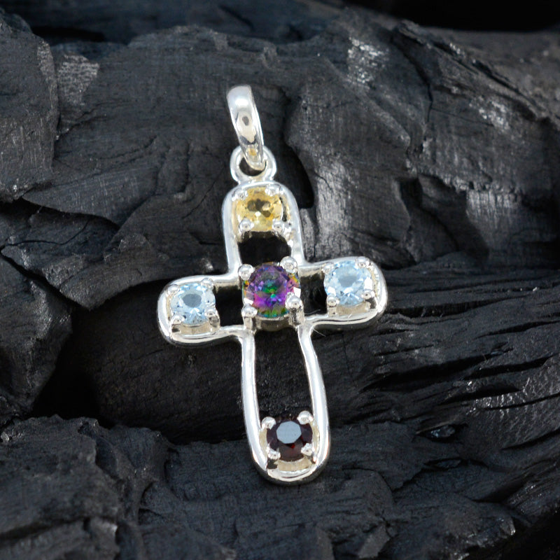 Eleanor multicolor Abstract Dainty Pendant