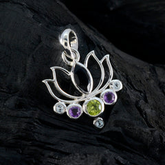 Camila multicolor Rope-Wire Dainty Pendant Multi Stone multicolor Multicolor