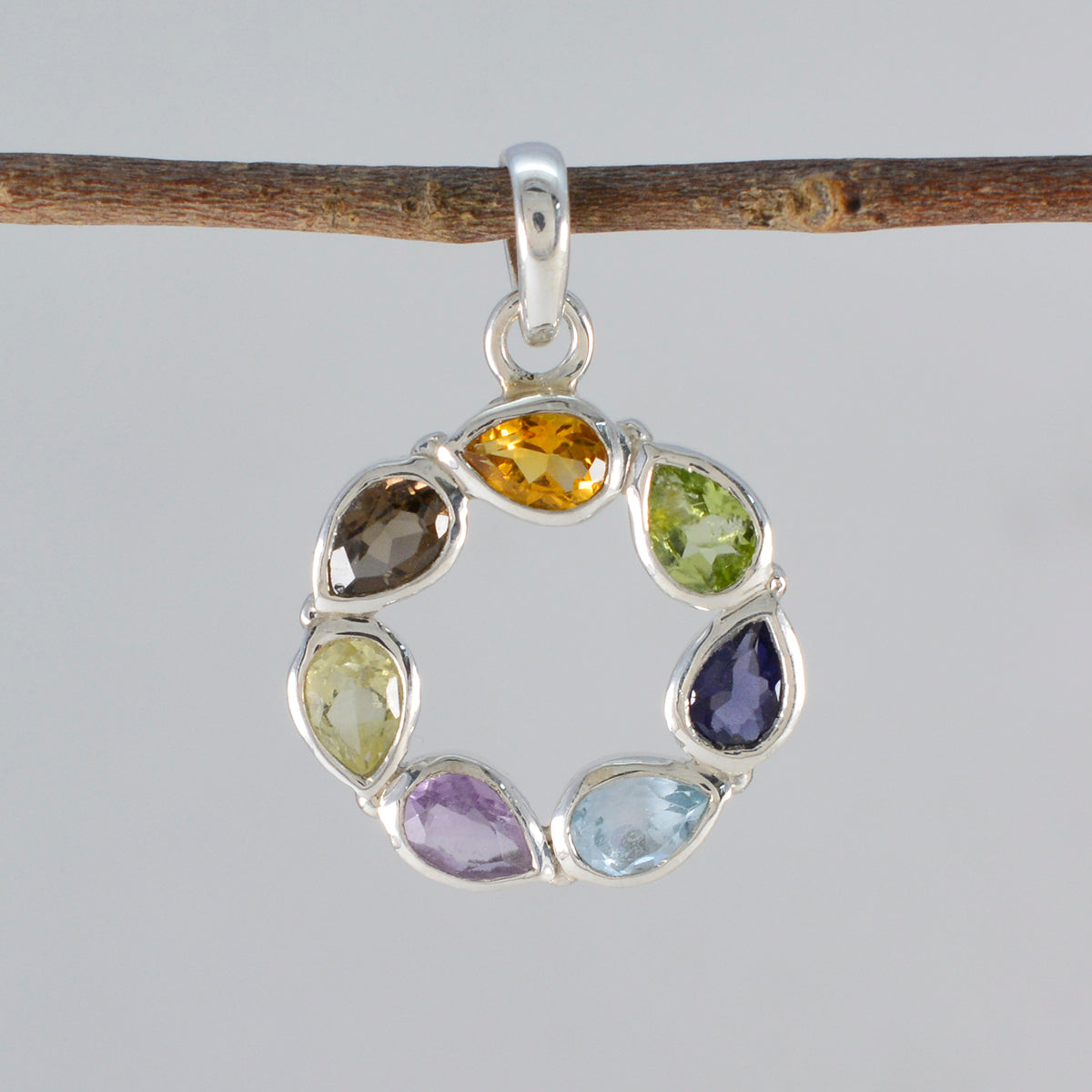Leah multicolor Sophisticated Dainty Pendant