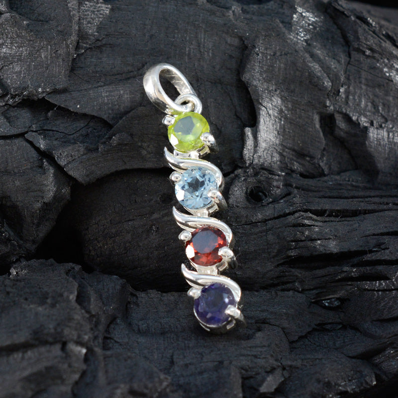 Zoey multicolor Armor Delicate Pendant