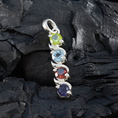 Zoey multicolor Armor Delicate Pendant