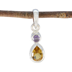 Yuki multicolor Trendy Minimalist Pendant Multi Stone multicolor Multicolor