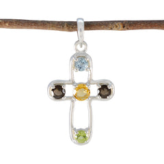 Eliza multicolor Love Dainty Pendant Multi Stone multicolor Multicolor