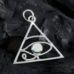 Isadora White Rope-Wire Whisper-thin Pendant