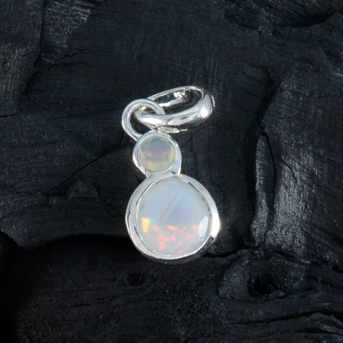 Claire White Feminine Dainty Pendant