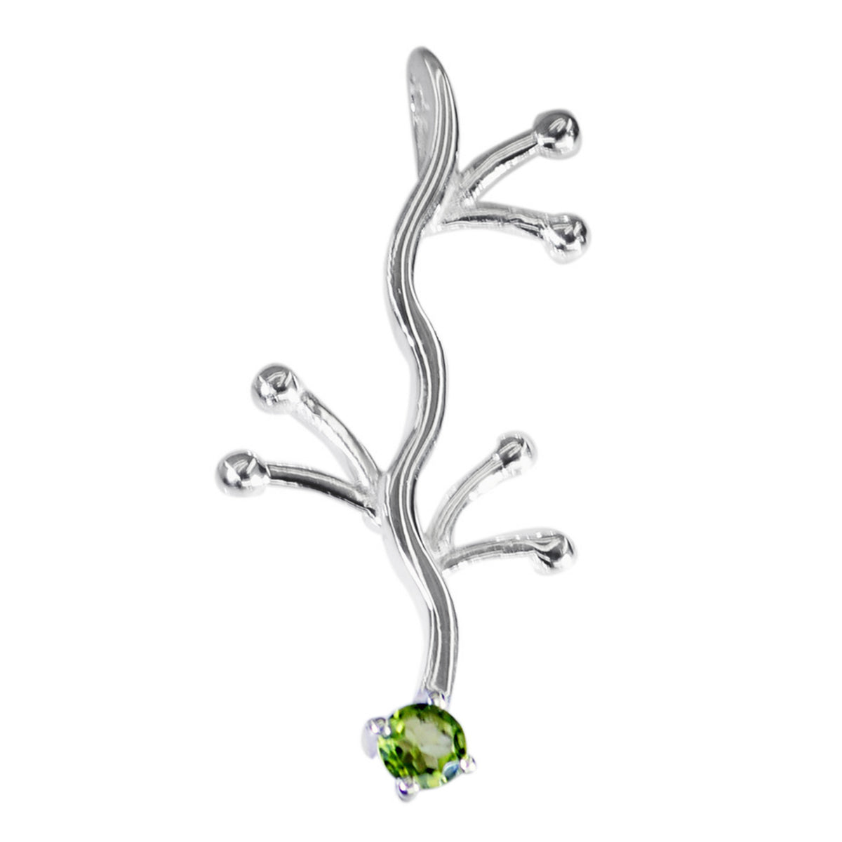 Alejandra Green Signet Tiny Pendant
