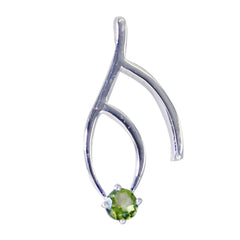Lucia Green Heart Classic Pendant Peridot Green Green