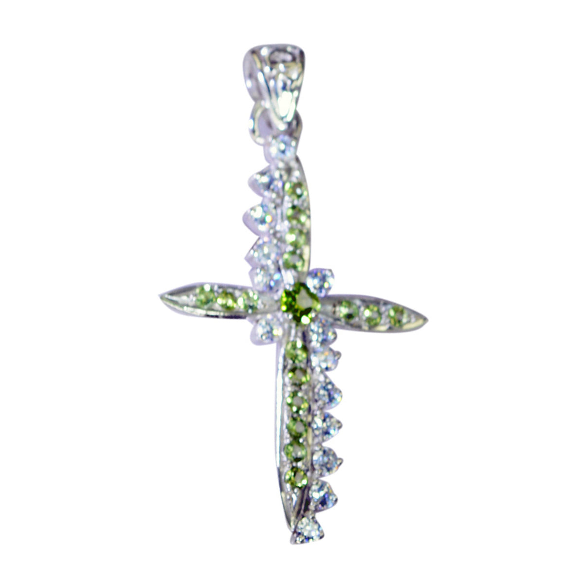 Angel Green Graceful Essential Pendant Peridot Green Green