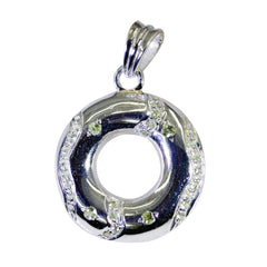 Natcha Green Graceful Featherlight Pendant Peridot Green Green
