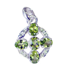 Siti Green Heart Featherlight Pendant Peridot Green Green