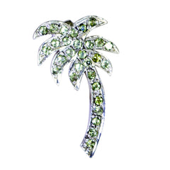 Gabriela Green Modern Delicate Pendant Peridot Green Green