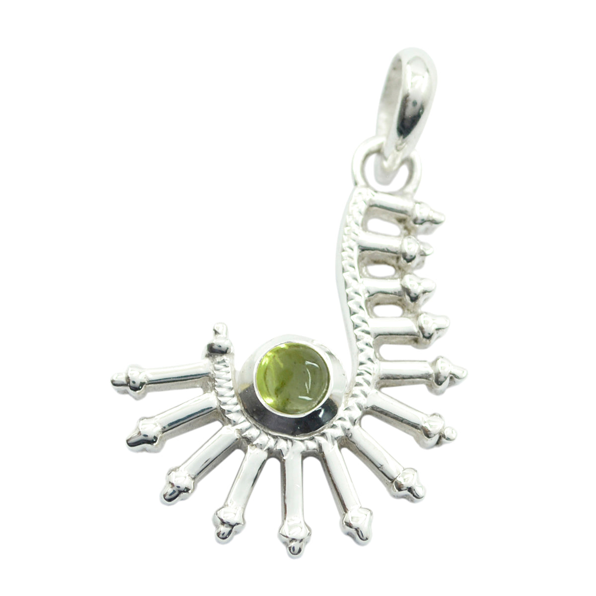 Constanza Light Green wedding Tiny Pendant