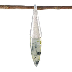 Ava Light Green Abstract Tiny Pendant Prehnite Light Green Light Green