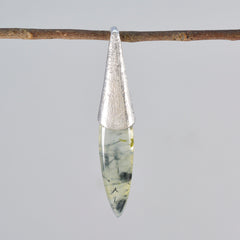Ava Light Green Abstract Tiny Pendant