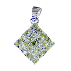 Lorena Light Green wedding Edgy Pendant Prehnite Light Green Light Green