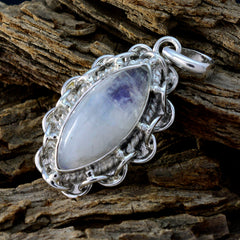 Ivana White Rope-Wire Edgy Pendant