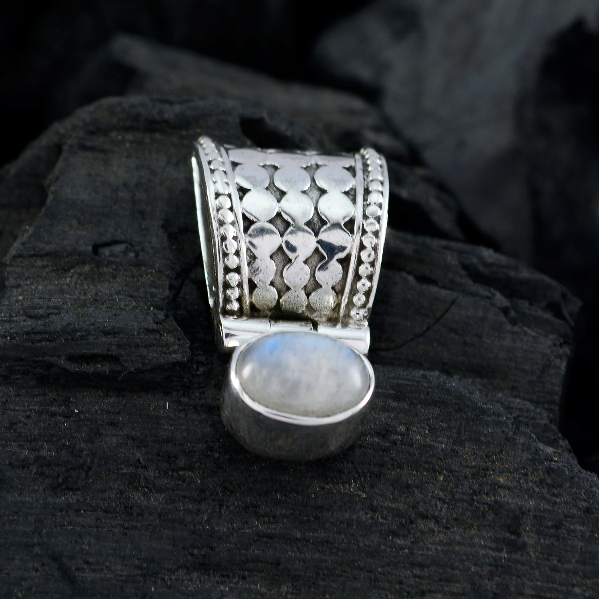 Antonia White Abstract Delicate Pendant