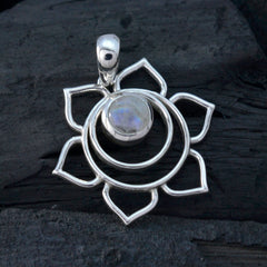 Isabelle White Rope-Wire Delicate Pendant