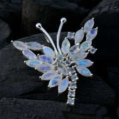 Lili White Glamorous Statement Pendant