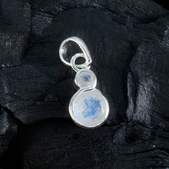 Clara White Graceful Dainty Pendant