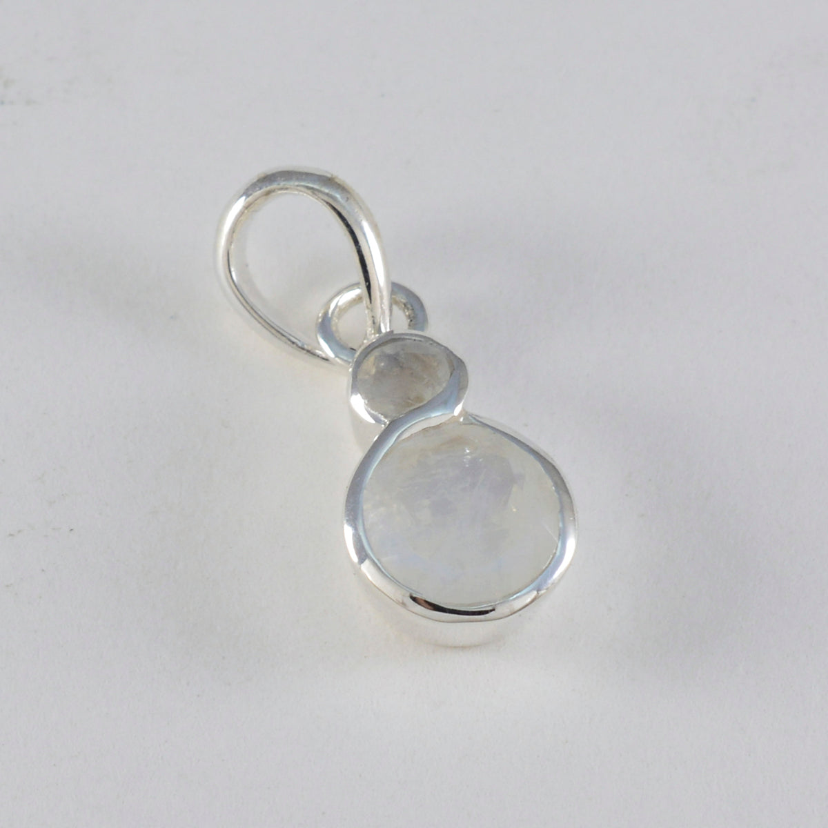 Clara White Graceful Dainty Pendant