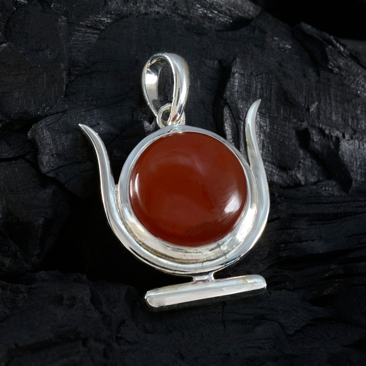 Lily Red Bubble Dainty Pendant