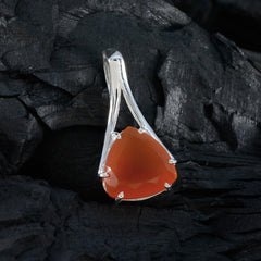 Camila Red Contemporary Dainty Pendant