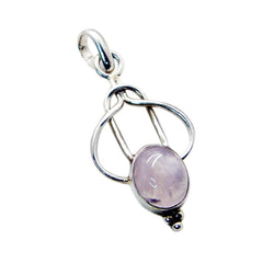 Zoey Pink Rope-Wire Dainty Pendant