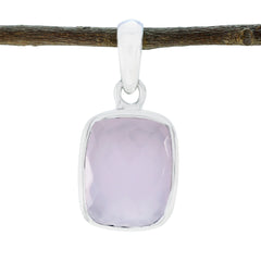 Lily Pink valentine Dainty Pendant Rose Quartz Pink Pink