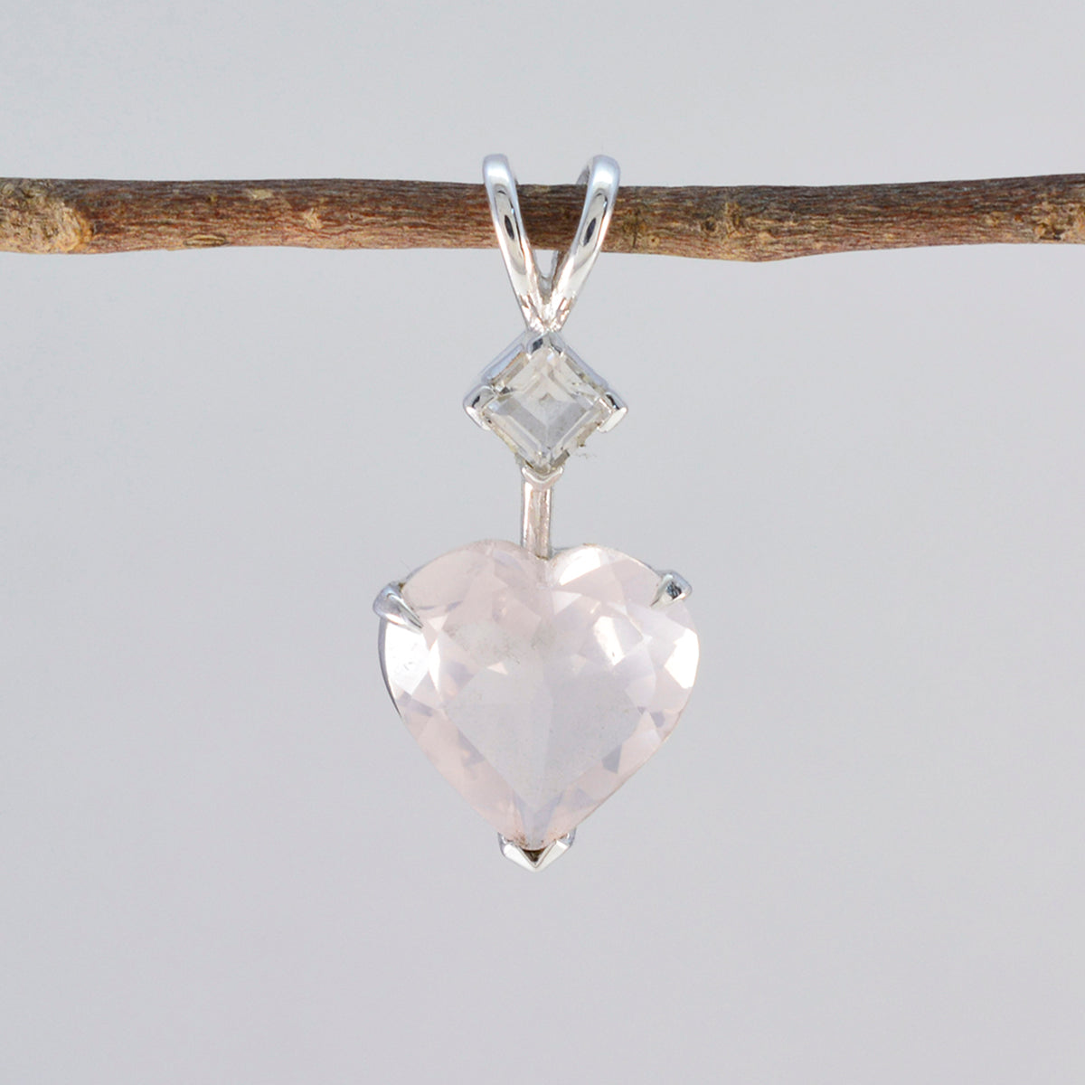 Zoe Pink Engagement Dainty Pendant