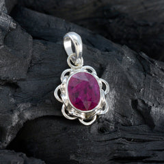 Yasmine Red Rope-Wire Delicate Pendant