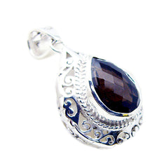 Elena Brown antique Statement Pendant Smoky Quartz Brown Brown
