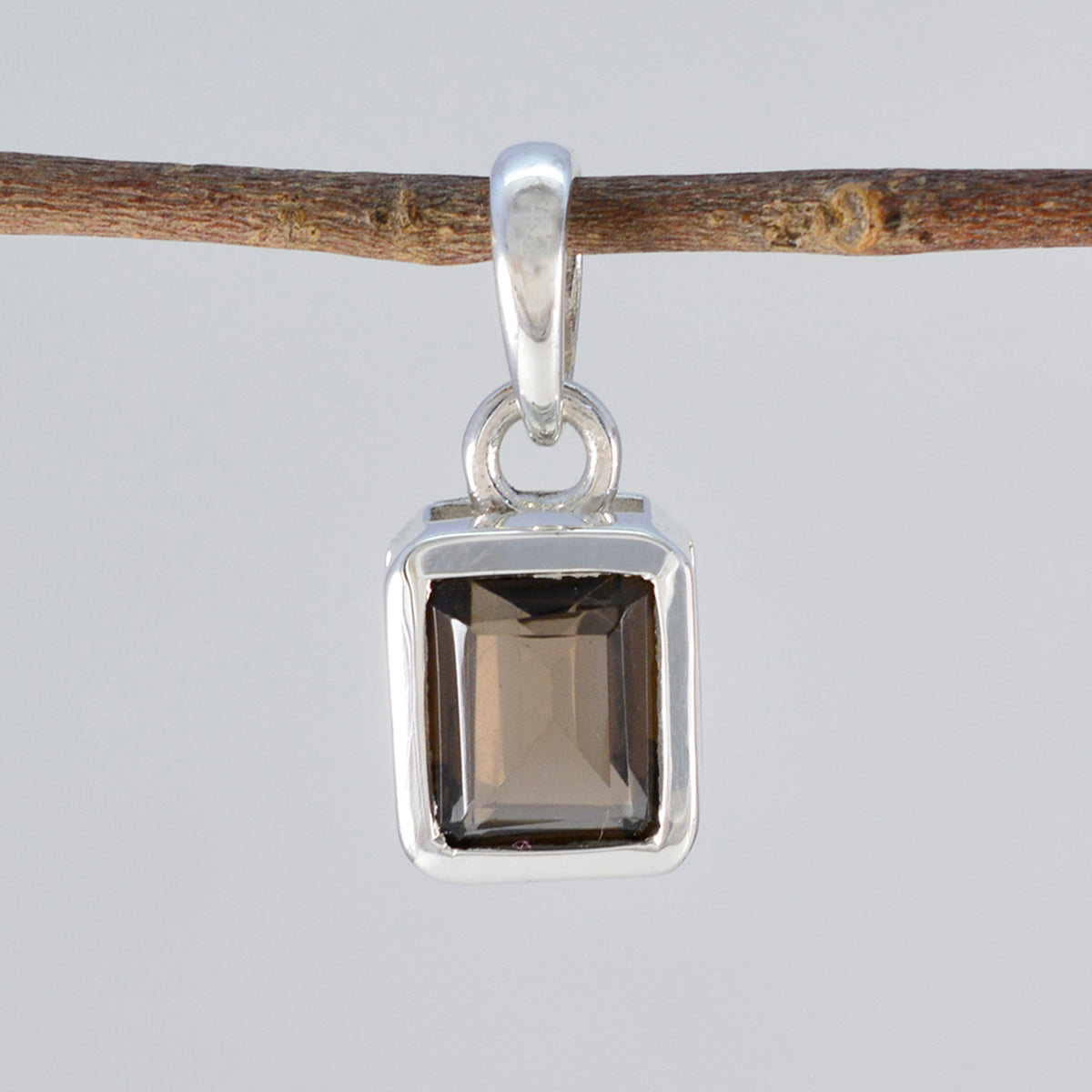 Aria Brown Eternity Whisper-thin Pendant