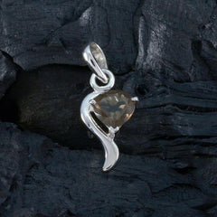 Aiko Brown Heart Minimalist Pendant