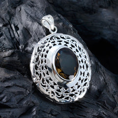 Victoria Brown Art-Deco Statement Pendant