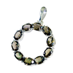 Mariana Brown Bubble Eye-catching Pendant Smoky Quartz Brown Brown