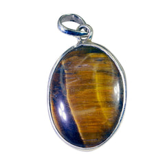 Violet Brown Sophisticated Featherlight Pendant Tiger Eye Brown Brown
