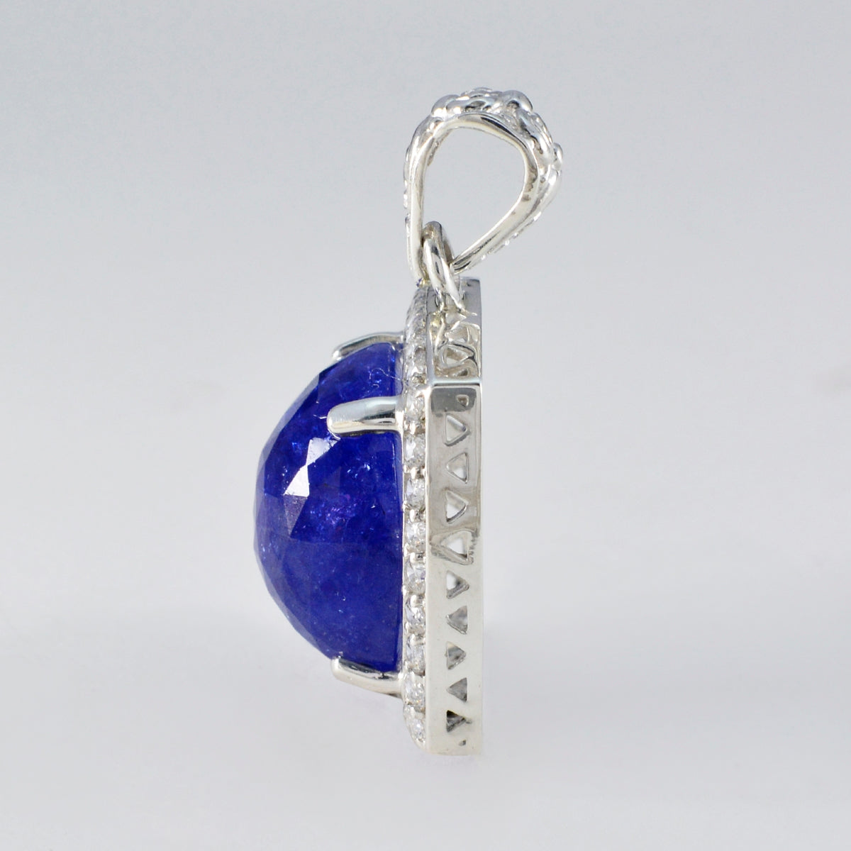 Audrey Blue Sophisticated Statement Pendant