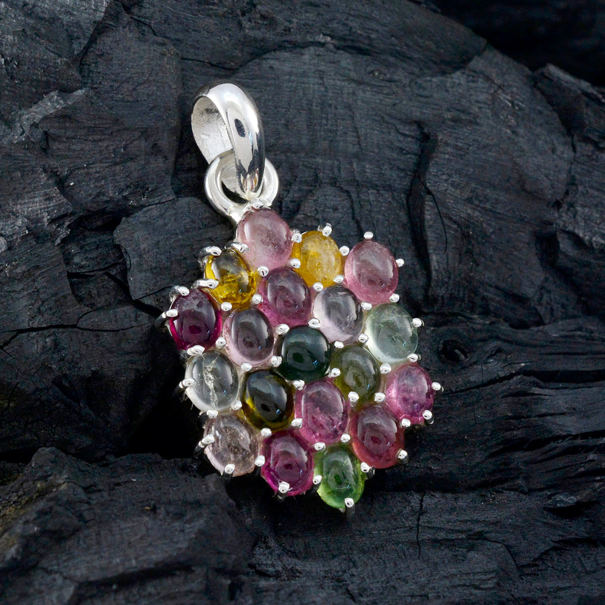 Ella multicolor Abstract Tiny Pendant