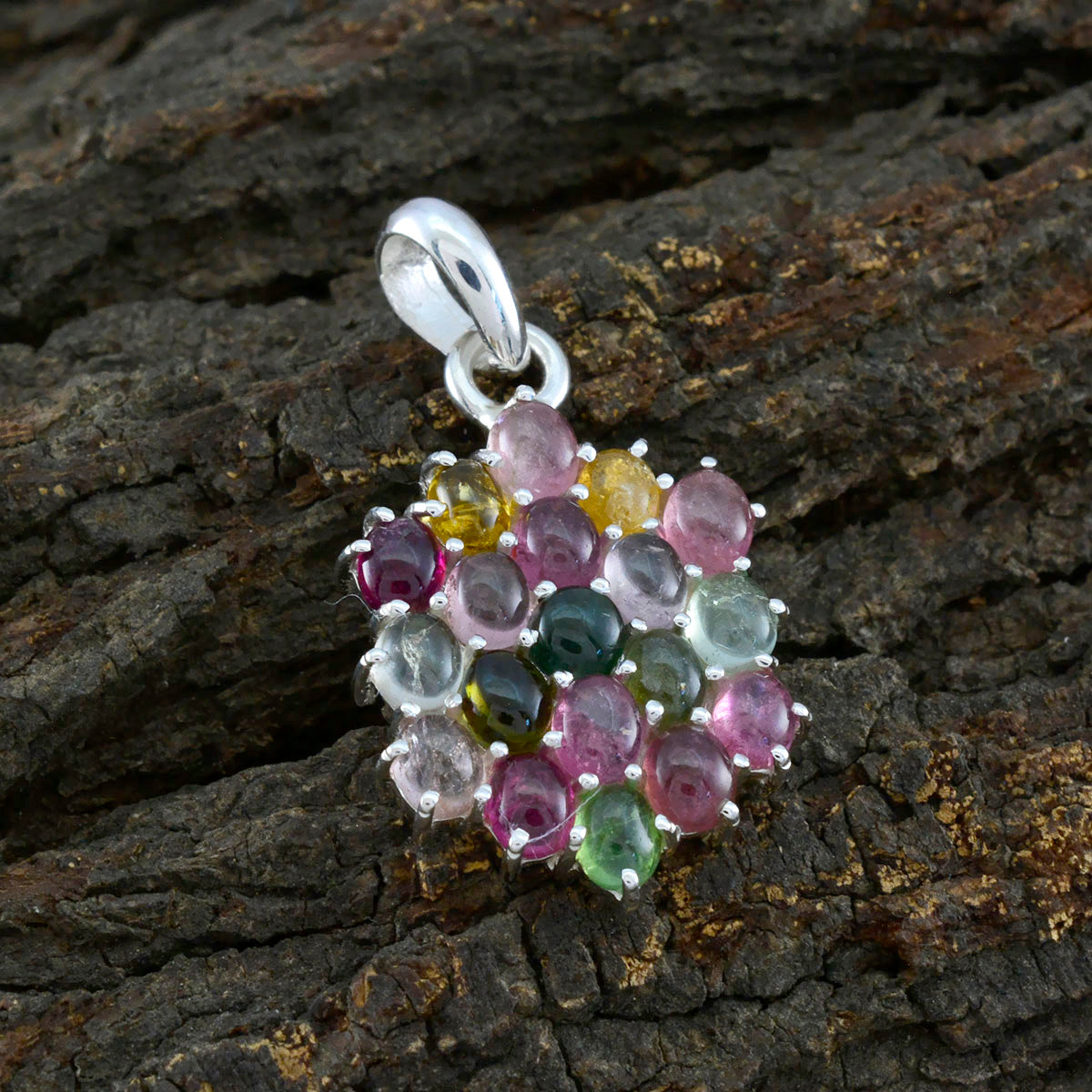 Ella multicolor Abstract Tiny Pendant