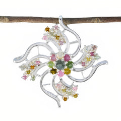 Nayara multicolor Feminine Statement Pendant Tourmaline multicolor Multicolor