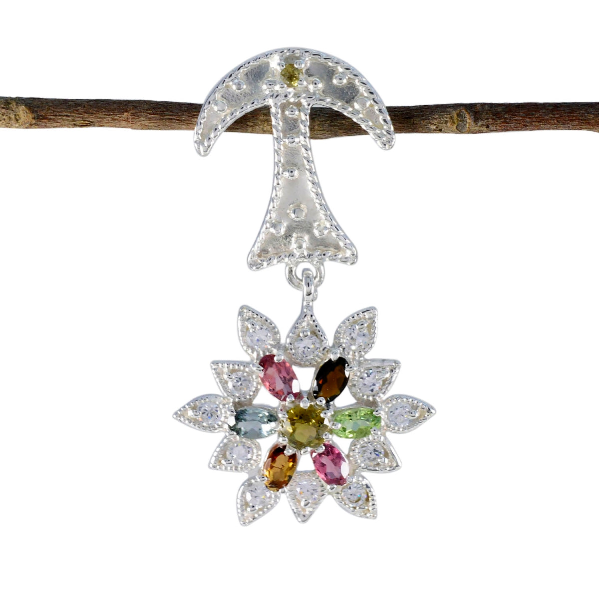 Hanna multicolor Abstract Classic Pendant Tourmaline multicolor Multicolor