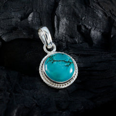 Rosa Turquoise Rope-Wire Whisper-thin Pendant