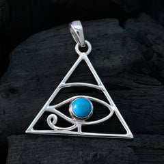 Joaquina Turquoise Rope-Wire Whisper-thin Pendant