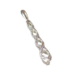 Lucia White Engagement Featherlight Pendant